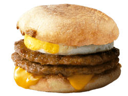 McMuffin Huevo Doble Salchicha